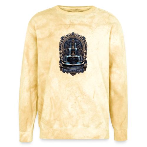Gilded Baroque Fountain T-Shirt - Unisex Colorblast Crewneck Sweatshirt