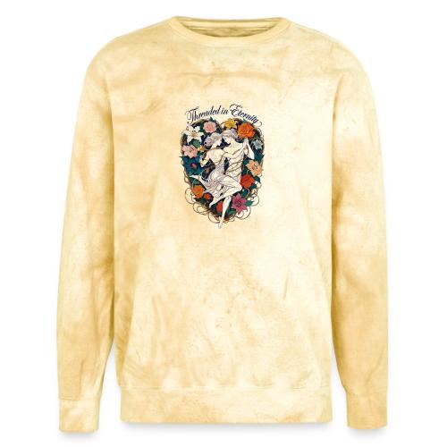 Threaded in Eternity T-Shirt - Unisex Colorblast Crewneck Sweatshirt
