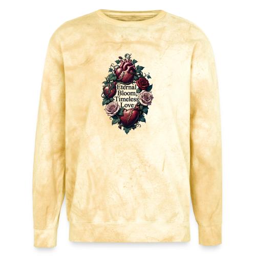 Eternal Bloom Timeless Love Entwined Hearts T-Shir - Unisex Colorblast Crewneck Sweatshirt