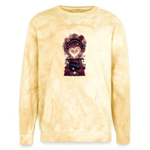 You Unlock the Story of Us Library Gifts T-Shirts - Unisex Colorblast Crewneck Sweatshirt