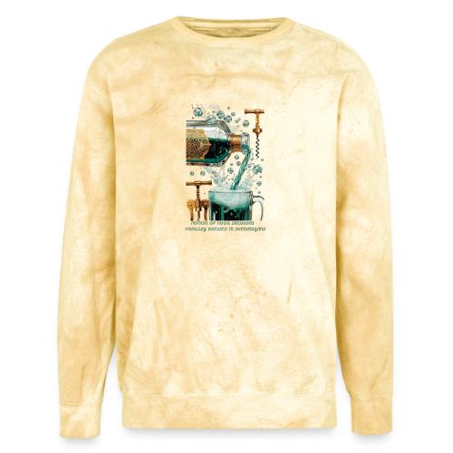 Potion of Poor Decisions Bottle Graphic Tee - Unisex Colorblast Crewneck Sweatshirt