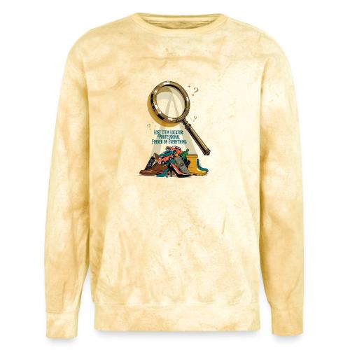 Lost Item Locator T Shirt, Professional Finder Mug - Unisex Colorblast Crewneck Sweatshirt