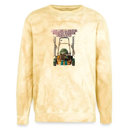 Lawn Care Gladiator T Shirt - Unisex Colorblast Crewneck Sweatshirt