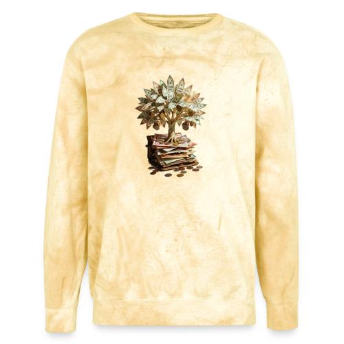 Dad Tax Collector T Shirt - Unisex Colorblast Crewneck Sweatshirt