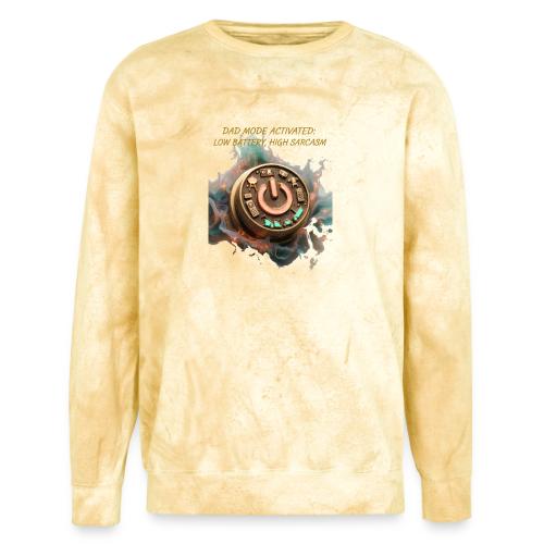 Dad Mode Activated T Shirt, Funny Dad Gift - Unisex Colorblast Crewneck Sweatshirt