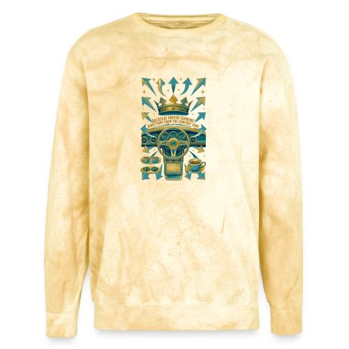 Backseat Driver T Shirt, Funny Dad Gift - Unisex Colorblast Crewneck Sweatshirt