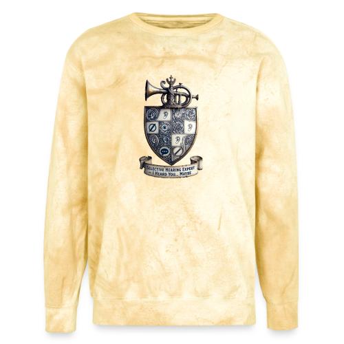 Selective Hearing Expert Crest T Shirt - Unisex Colorblast Crewneck Sweatshirt
