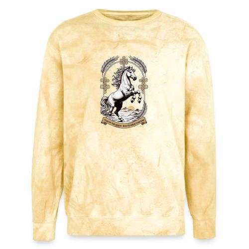 Year of the Horse Rearing T Shirt, Lunar New Year - Unisex Colorblast Crewneck Sweatshirt