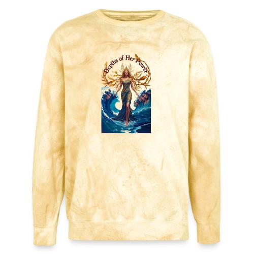 Women’s Day Tidal Sovereign T Shirt, Gift for Wife - Unisex Colorblast Crewneck Sweatshirt