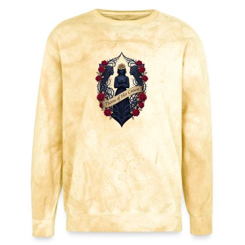 Women’s Day Thorn Crown T Shirt, Gift for Sister - Unisex Colorblast Crewneck Sweatshirt