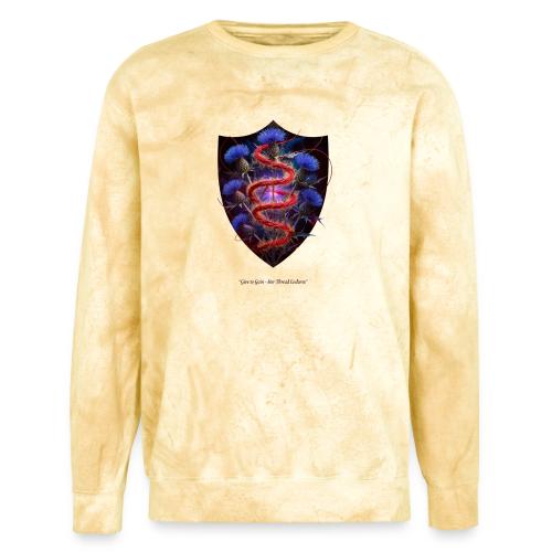 Women’s Day Crimson Thread Matriarch T Shirt, Gift - Unisex Colorblast Crewneck Sweatshirt