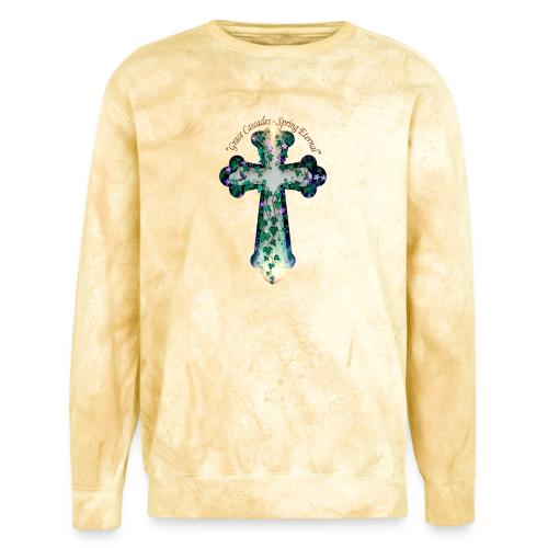 Easter Grace Cascades Eternal T Shirt, Mercy Gift - Unisex Colorblast Crewneck Sweatshirt