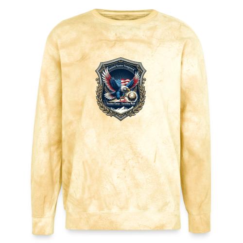 USA Eagle Vanguard T-Shirt,American Flag PrideGift - Unisex Colorblast Crewneck Sweatshirt