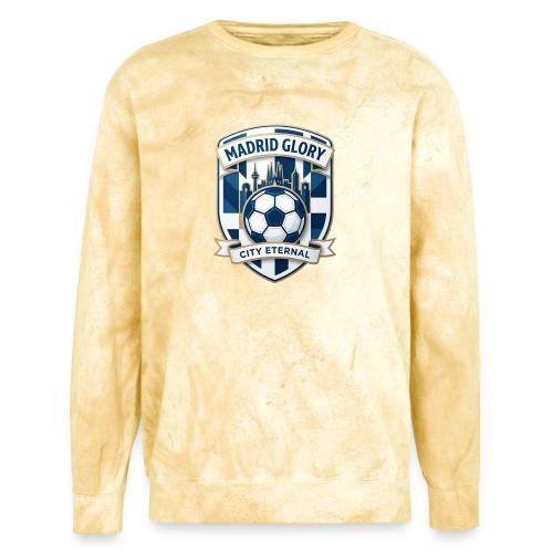 Madrid Skyline Glory T Shirt, Madrid Fan Gift - Unisex Colorblast Crewneck Sweatshirt