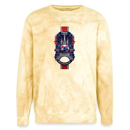 Paris Tower Legacy T Shirt, Soccer City Pride Gift - Unisex Colorblast Crewneck Sweatshirt