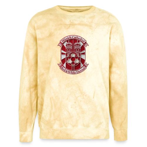 Munich Cathedral T Shirt, German Football Fan Gift - Unisex Colorblast Crewneck Sweatshirt