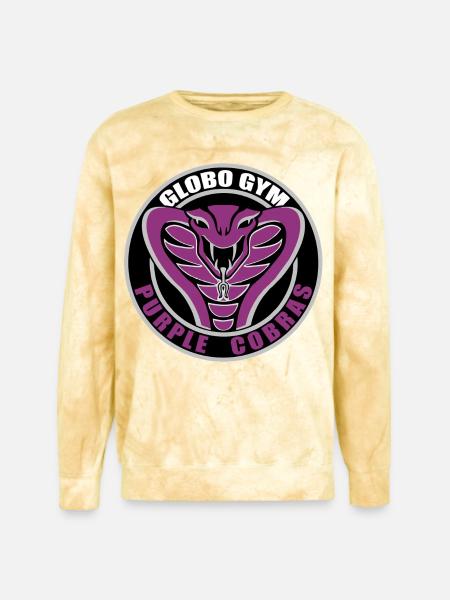 Globo GYM - Unisex Colorblast Crewneck Sweatshirt - citrine