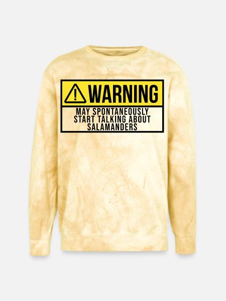 Salamander Salamander - Unisex Colorblast Crewneck Sweatshirt - citrine