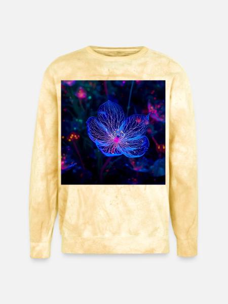 Translucent Blue - Unisex Colorblast Crewneck Sweatshirt - citrine