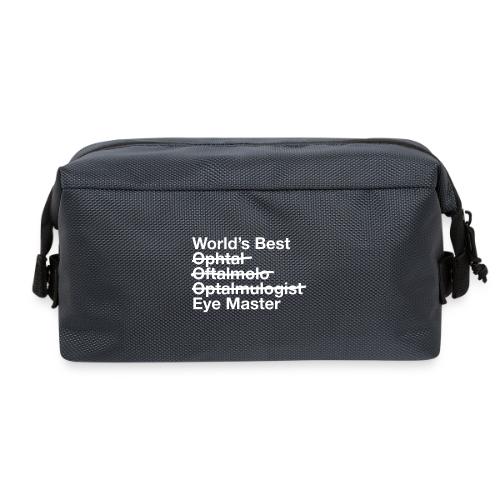 Worlds Best Eye Master Ophthalmologist - Travel Toiletry Bag