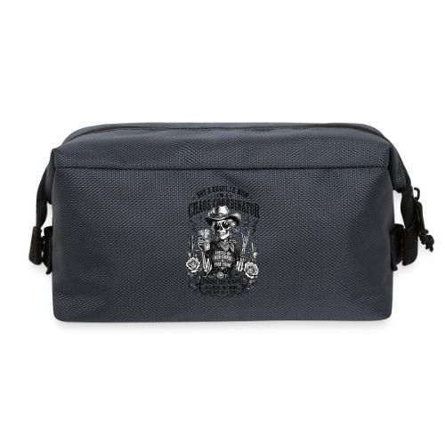 Chaos Coordinator Mom Skeleton Cowgirl - Travel Toiletry Bag