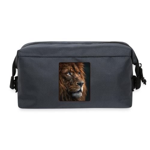 Lion Portrait Majestic Wildlife Design - Travel Toiletry Bag