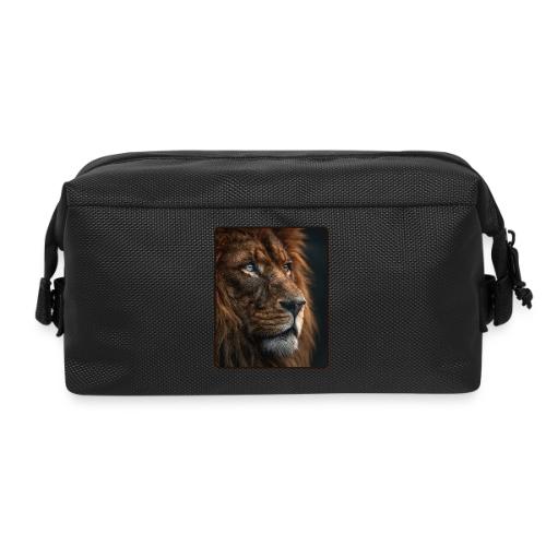 Lion Portrait Majestic Wildlife Design - Travel Toiletry Bag