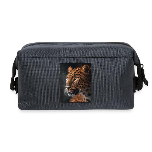 Amur Leopard Face Wildlife Design - Travel Toiletry Bag
