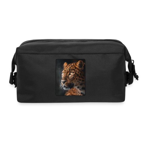 Amur Leopard Face Wildlife Design - Travel Toiletry Bag