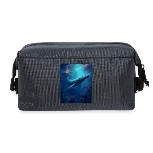 Humpback Whale Ocean Reef Design - Travel Toiletry Bag