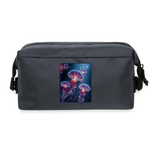 Glowing Jellyfish Deep Sea Design - Travel Toiletry Bag