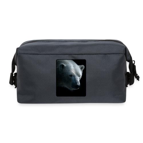 Polar Bear Close-Up Wildlife Design - Travel Toiletry Bag