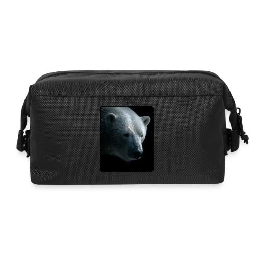 Polar Bear Close-Up Wildlife Design - Travel Toiletry Bag