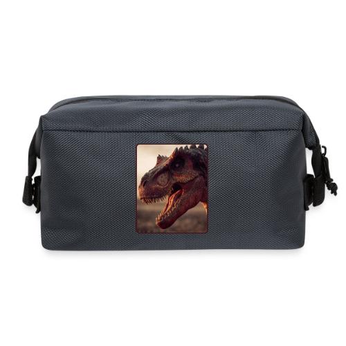 T Rex Roaring Close-Up Design - Travel Toiletry Bag