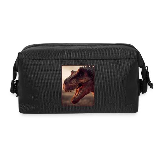 T Rex Roaring Close-Up Design - Travel Toiletry Bag