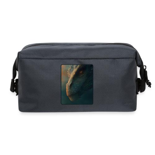 Golden Eye Dragon Close-Up Design - Travel Toiletry Bag