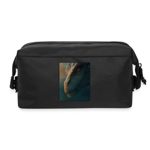 Golden Eye Dragon Close-Up Design - Travel Toiletry Bag