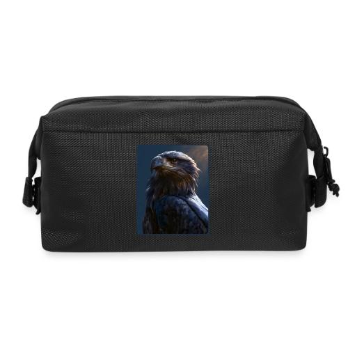 Majestic Eagle Cinematic Portrait Design - Travel Toiletry Bag