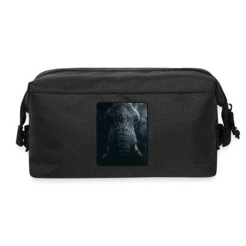 Shadow Elephant Intense Eyes Design - Travel Toiletry Bag