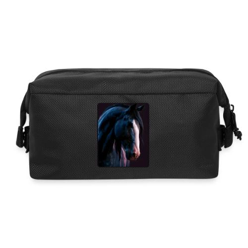 Noble Horse Cinematic Portrait Design - Travel Toiletry Bag