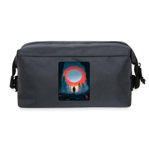 Cosmic Portal Future City Design - Travel Toiletry Bag