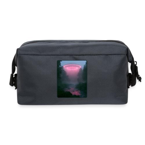 Neon UFO Forest River Design - Travel Toiletry Bag