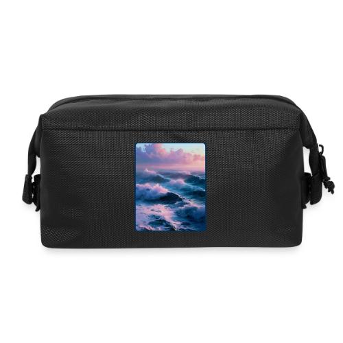 Dreamy Pastel Ocean Sunset Art - Travel Toiletry Bag