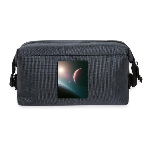 Deep Space Planet Horizon Art - Travel Toiletry Bag