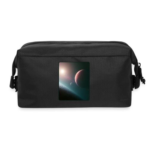 Deep Space Planet Horizon Art - Travel Toiletry Bag