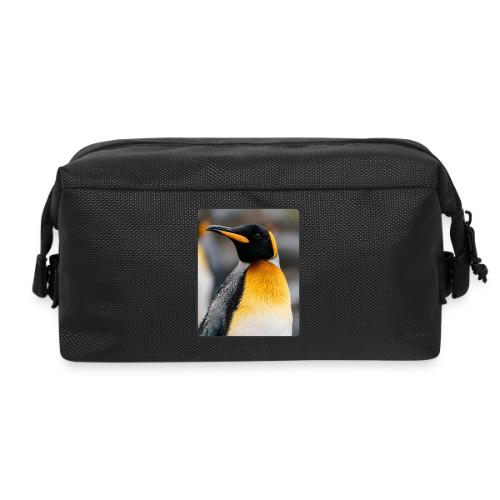 King Penguin Portrait Design - Travel Toiletry Bag