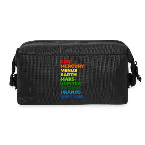 Color the solar system - Travel Toiletry Bag