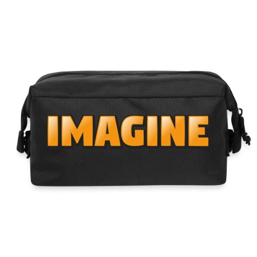 Imagine Word Art – Creative Gradient Design - Travel Toiletry Bag