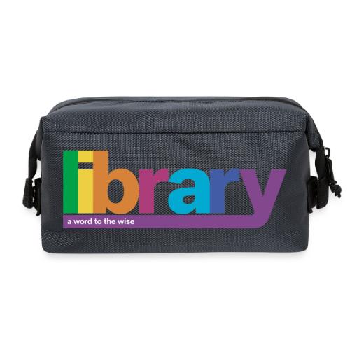 Vintage ALA: A word to the wise - library - Travel Toiletry Bag