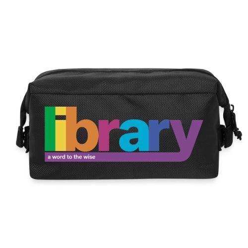 Vintage ALA: A word to the wise - library - Travel Toiletry Bag